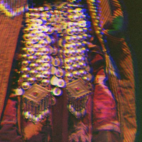 Full-resolution crop of the necklace showing motion halos