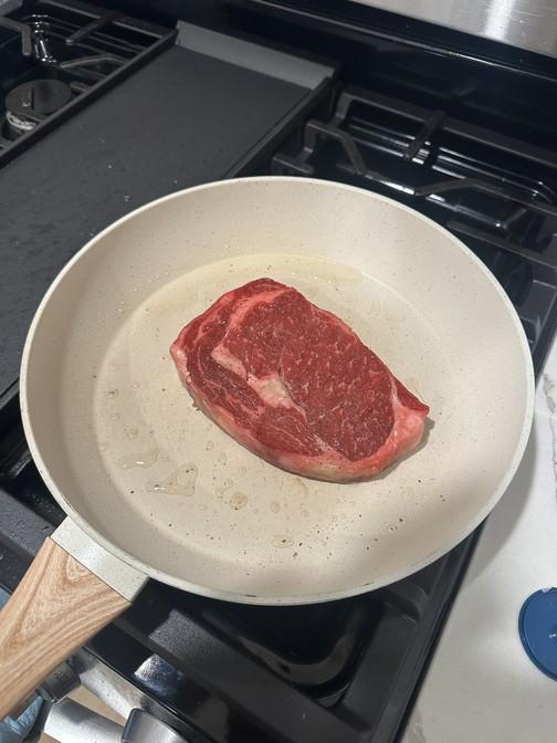 Steak in a pan