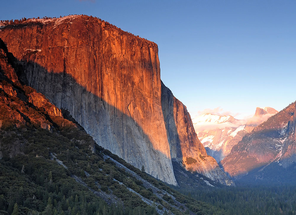 El Capitan at sunset